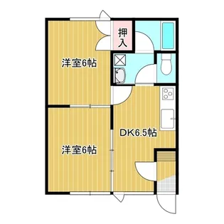 ユーハイツ【2階】の間取り