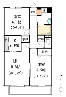 エスポワール・ヴィラ【2階】の間取り