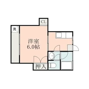 コーポ今村【2階】の間取り