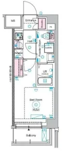 ハイズ戸田マキシヴ【2階】の間取り