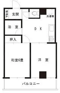 千石米山ビル【2階】の間取り