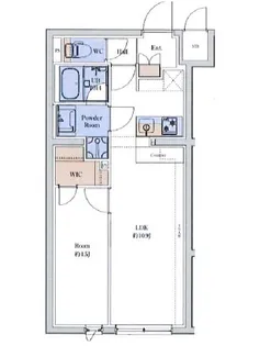 プロスタイルウェルス堀切菖蒲園【1階】の間取り