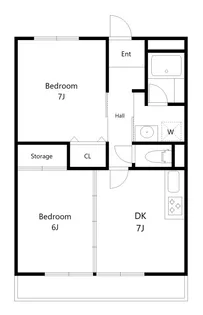 メゾン・ド・コンフォール【3階】の間取り