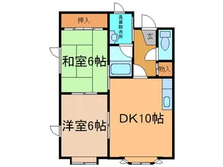 ハイツフェニックス【2階】の間取り