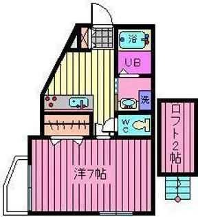 ウッドヴィレッジ宮原【2階】の間取り
