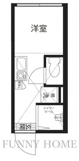 エムズコート深沢【1階】の間取り