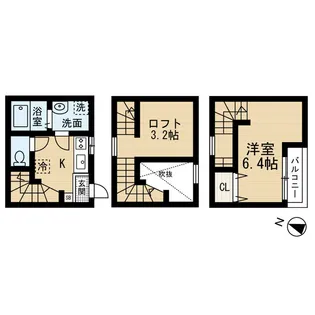 メゾン・ド・ルミナーレ【2階】の間取り