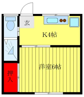 メゾン楡【2階】の間取り