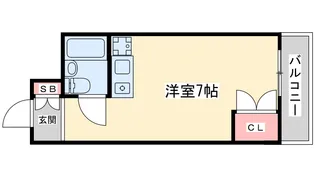 リアライズ江坂【5階】の間取り