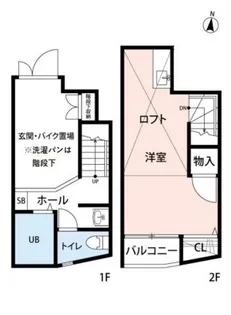 クワトロ・ヴィラ天神南【1階】の間取り