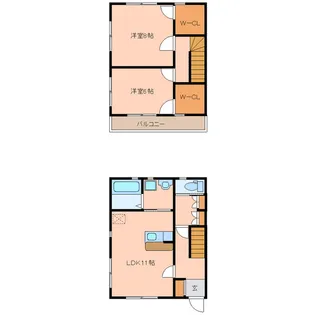 シャルマンK【1階】の間取り