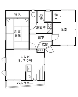 ベルテンポ【2階】の間取り