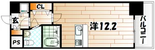 No.63 オリエントキャピタルタワー【12階】の間取り