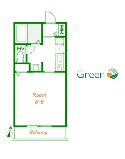 湘南マナーハウス5【2階】の間取り