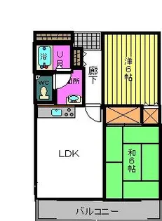 カーサ・プリマベーラ【1階】の間取り