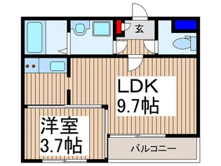 FUJISTA所沢VII【3階】の間取り