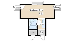メゾン・ジュン【3階】の間取り