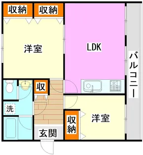 大内田ビルNo3【1階】の間取り