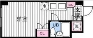 アルファビル大通西17【4階】の間取り
