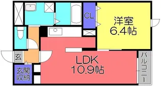 カモミール【1階】の間取り