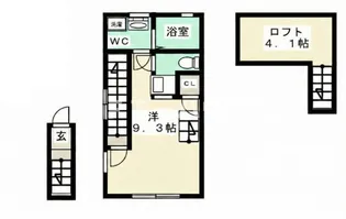 Hale Luana【2階】の間取り