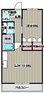 グランデハイツ平江【2階】の間取り