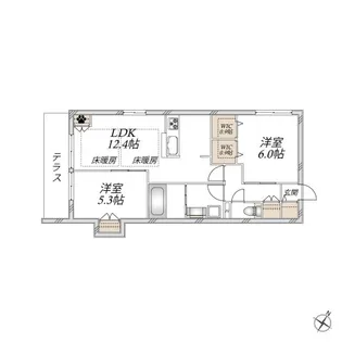 FLOWER FIELDS KASHIWA フラワーフィールズカシワ【1階】の間取り