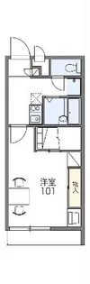 レオパレスホワイトヒルズ【2階】の間取り
