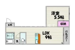 パークサイド駒込【2階】の間取り