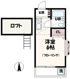 フォーハイツ【1階】の間取り