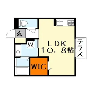 はまだ18【1階】の間取り