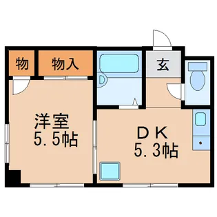クレスト白壁【3階】の間取り