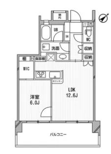 ライオンズシティ白金高輪【4階】の間取り