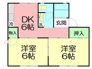 セジュール中原【2階】の間取り