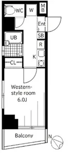 プレール日本橋壱番館【5階】の間取り