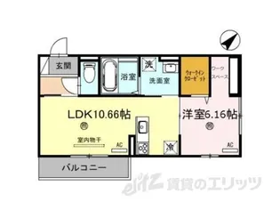 アースフィールド彦根【2階】の間取り