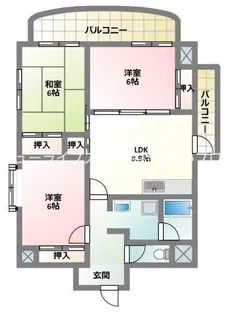 グランフォルム彩都【3階】の間取り