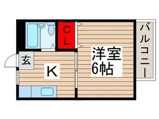 シャルマン元山【2階】の間取り