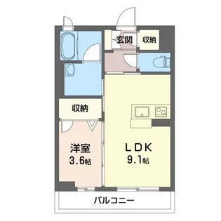 グランディールIV【1階】の間取り