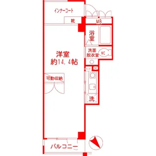 LuminousHIYOSHI【4階】の間取り