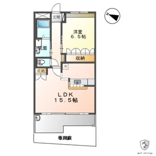 シャローム【1階】の間取り
