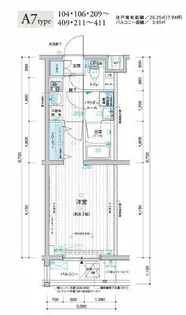 メインステージ上板橋【4階】の間取り