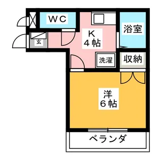 マーメイド【3階】の間取り