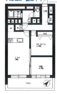 弦巻リハイム【2階】の間取り