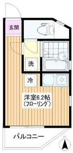ラヴァージュ常盤台【2階】の間取り