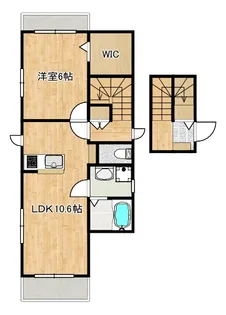 メゾンフラジオレ【2階】の間取り