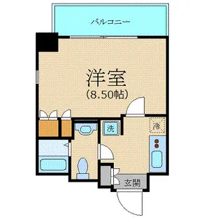 プラーズタワー東新宿ビル【17階】の間取り