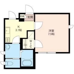 ボヌール メゾン【1階】の間取り