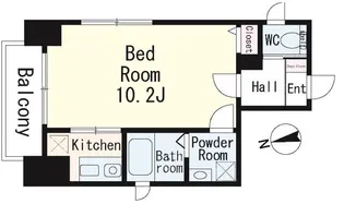 スカイタワー東上野【2階】の間取り