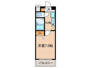 プラスパー高道【2階】の間取り